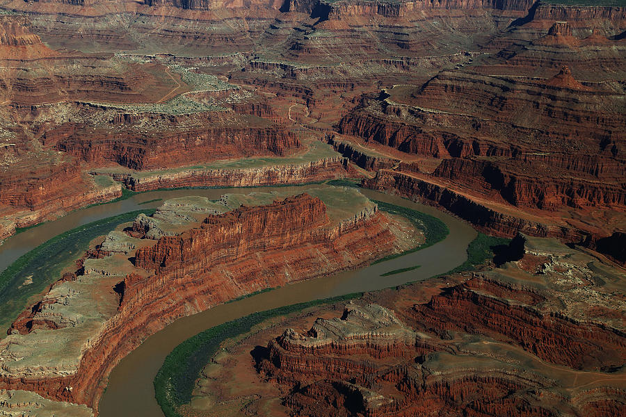 Dead Horse Point from the Air Photograph by Jean Clark