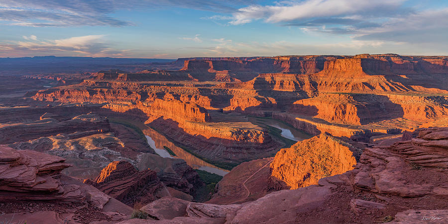 Dead Horse Point Sunrise Panorama Photograph by Dan Norris