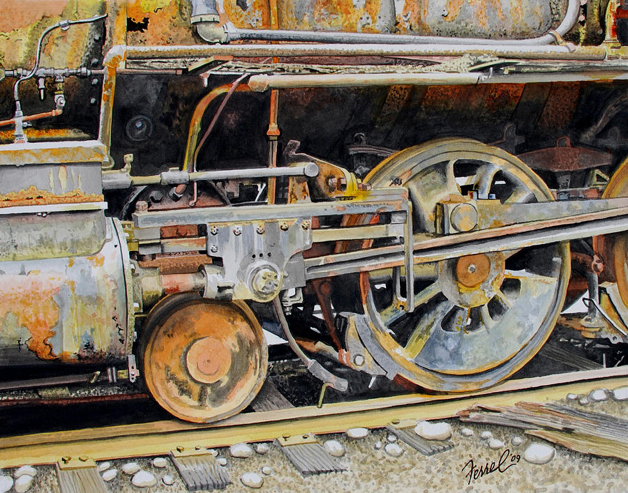 Dead In Its Tracks Painting by Ferrel Cordle