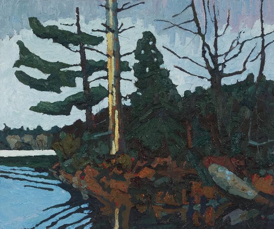 Dead Pine Island Painting by Phil Chadwick