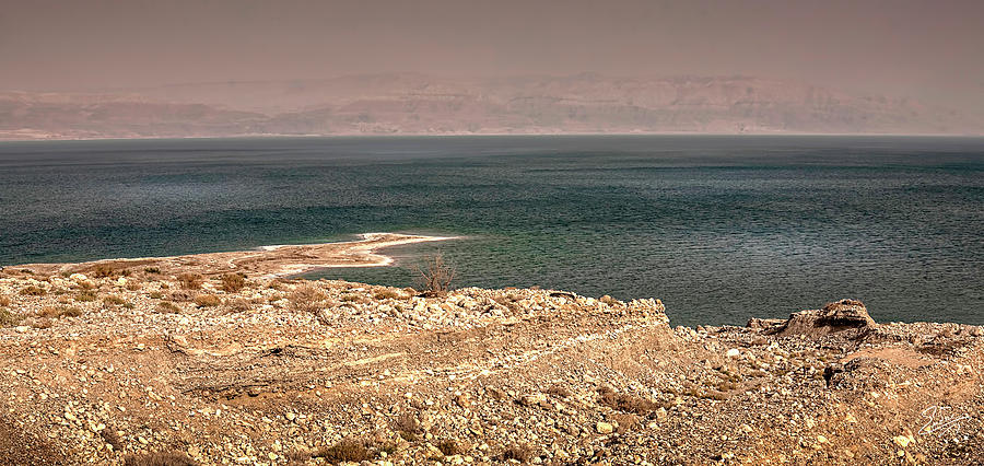 Dead Sea Coastline 1 Photograph by Endre Balogh