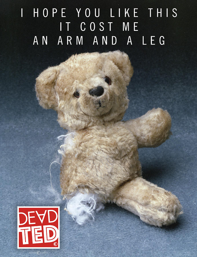 Dead Ted Arm and Leg Mixed Media by Tim Nyberg