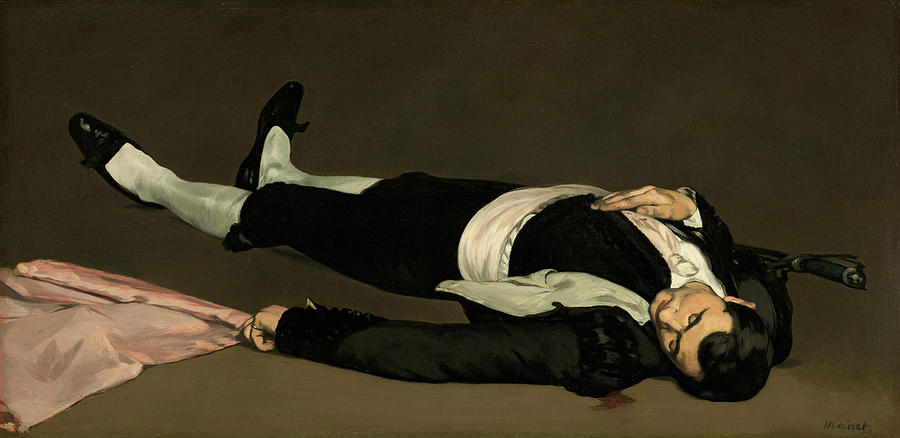 Edouard Manet Painting - Dead Toreador by Edouard Manet