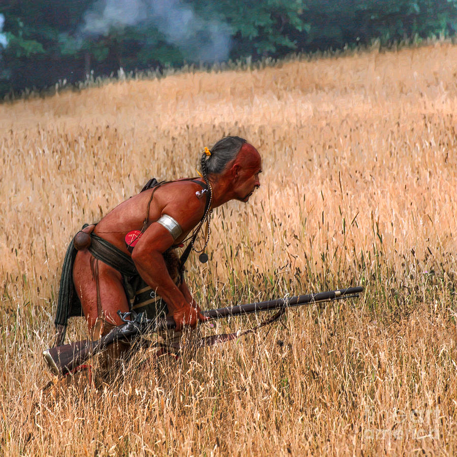 Deadly Skill Indian Hunter Digital Art by Randy Steele