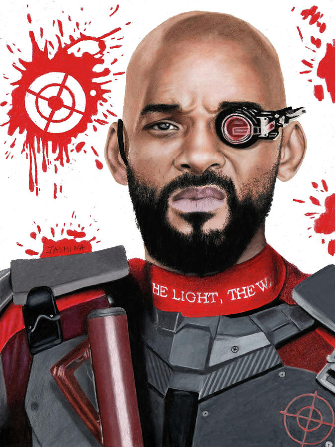 Deadshot Fanart Drawing by Jasmina Susak