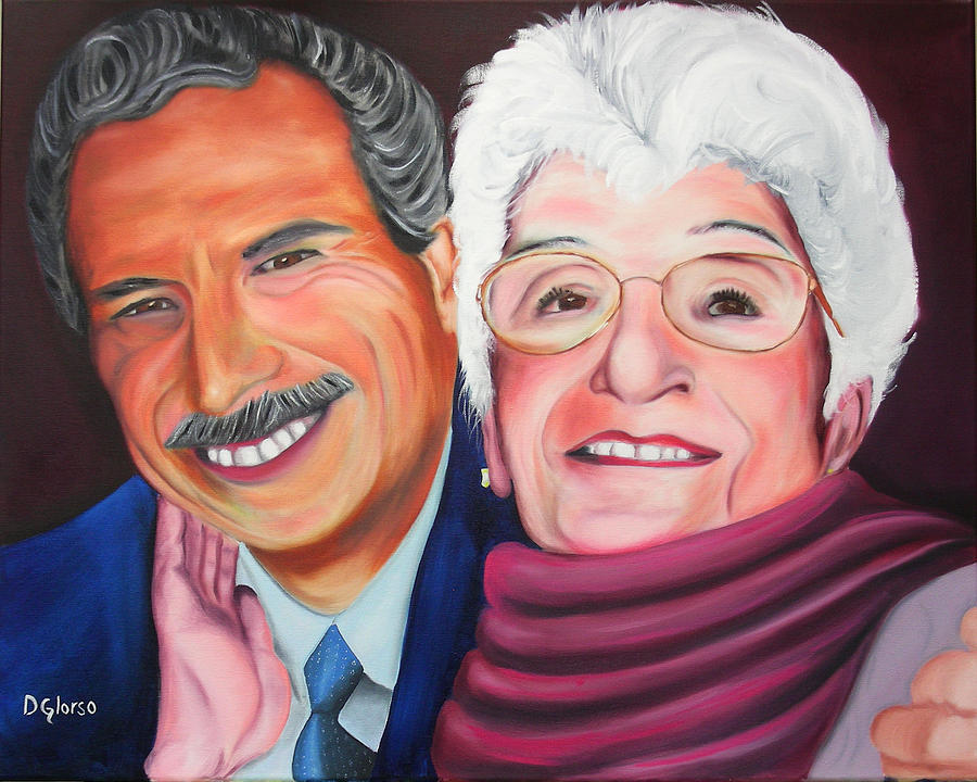 Dean and Frances Painting by Dean Glorso
