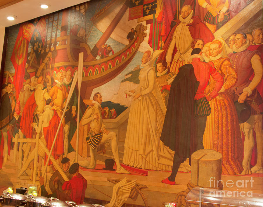 Dean Cornwell Mural 54 NYC Photograph by Chuck Kuhn - Fine Art America