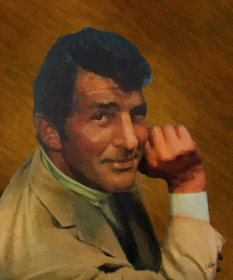 Dean Martin 01 Painting by Dean Wittle