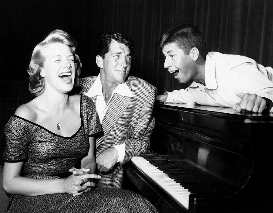Dean Martin and Jerry Lewis with Rosemary Clooney 1950s Photograph by Mountain Dreams