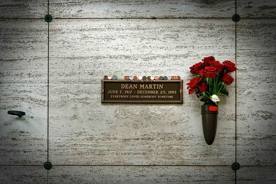 Dean Martins Final Resting Place Photograph by Mountain Dreams