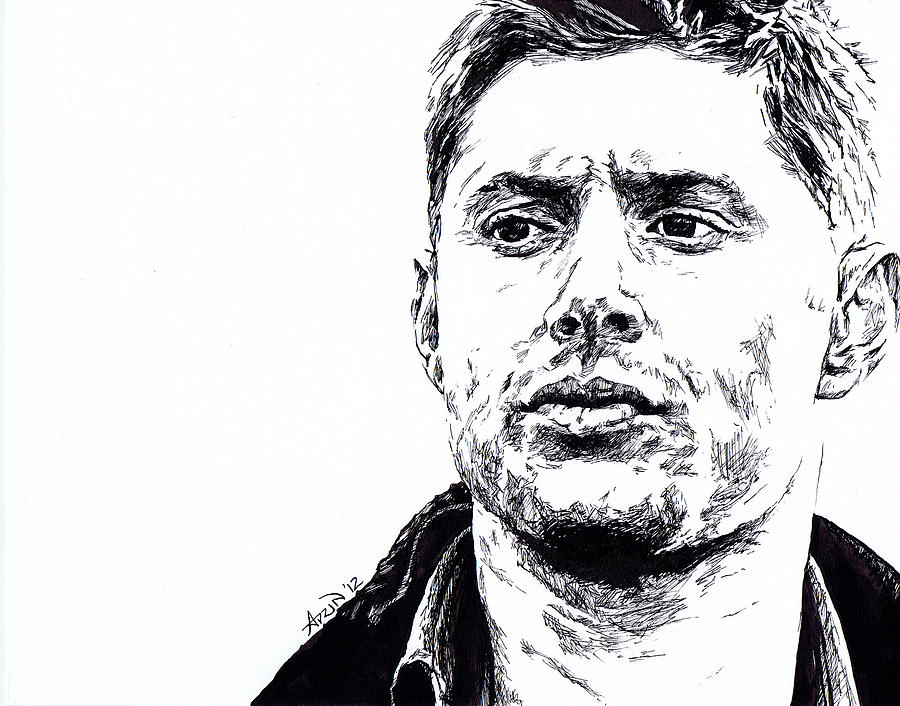 Dean Winchester Drawing by Adrienne Norris