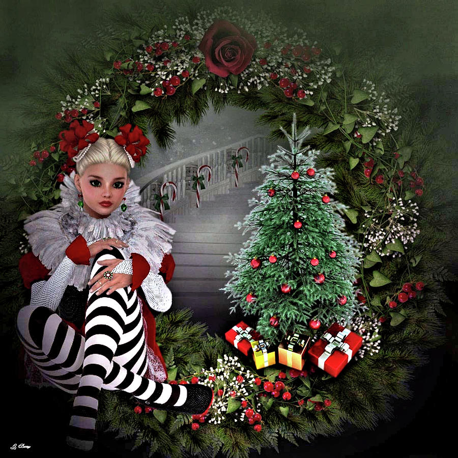 Christmas Mixed Media - Dear Santa 005 by Gayle Berry