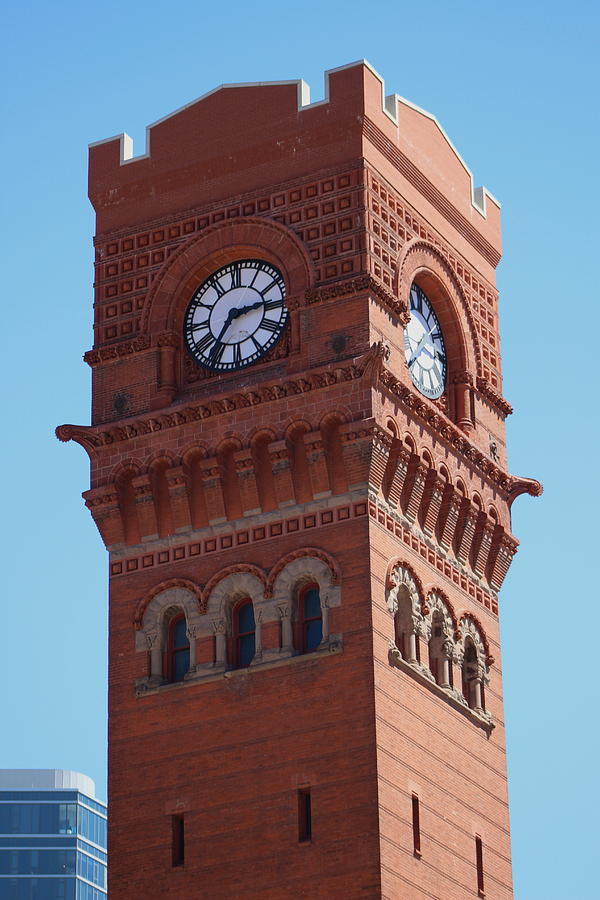 Dearborn Station Clock Tower Chicago Photograph by Colleen Cornelius
