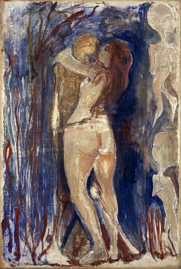 Edvard Munch Painting - Death and Life by Edvard Munch