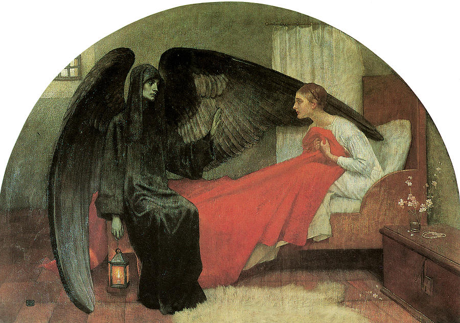 Death and the Maiden Painting by Marianne Stokes - Fine Art America