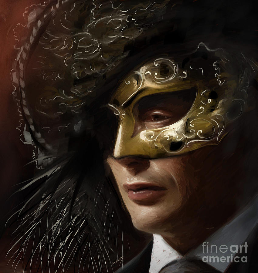 Venetian Mask Digital Art - Death in Venice by Dori Hartley