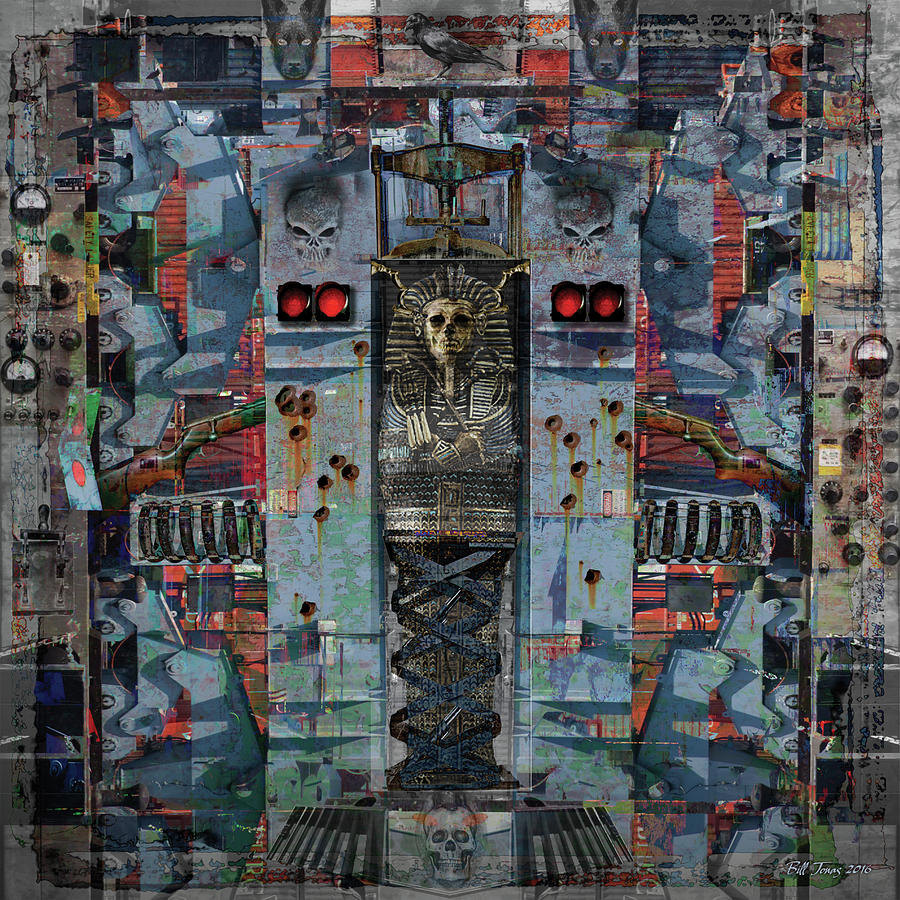 Death Machine Digital Art by Bill Jonas