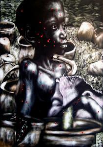 Commentary Mixed Media - Death Of A Thousand Cuts by Chester Elmore Commentary Mixed Media - Death Of A Thousand Cuts by Chester Elmore