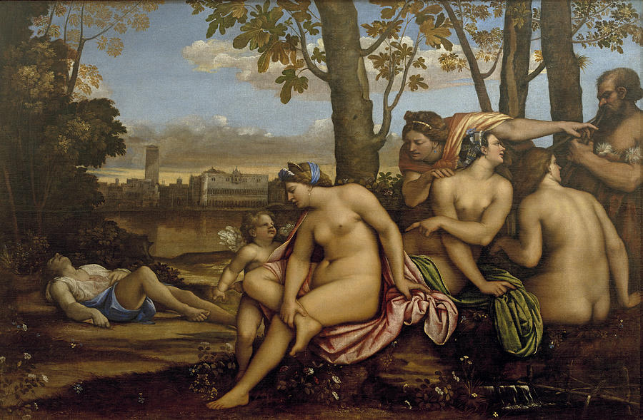 Death of Adonis Painting by Sebastiano del Piombo