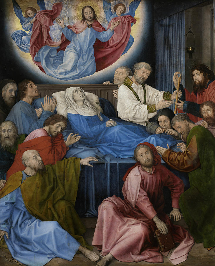 Death of the Virgin Painting by Hugo van der Goes