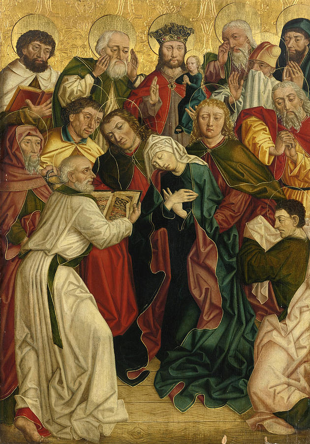 Death of the Virgin Painting by Master of the Eggelsberger Altar