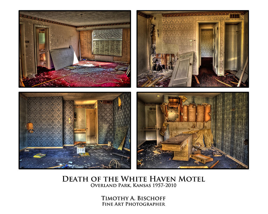 Kansas City Photograph - Death of the White Haven Motel P02 by Timothy Bischoff