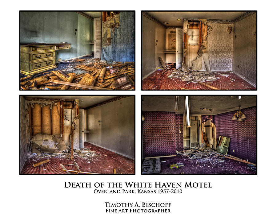 Kansas City Photograph - Death of the White Haven Motel P03 by Timothy Bischoff