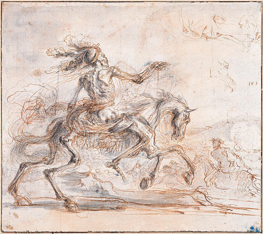 Death on the Battlefield Drawing by Stefano della Bella