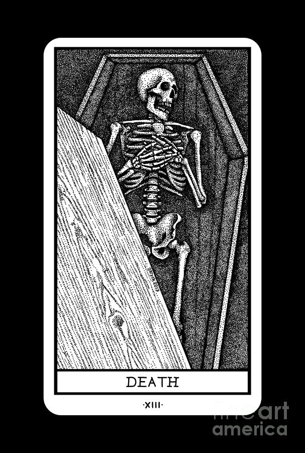 Death Tarot Card 13 Digital Art by Garyck Arntzen - Pixels