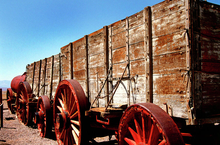 Death Valley Borax Wagons Photograph by Paul W Faust - Impressions of Light