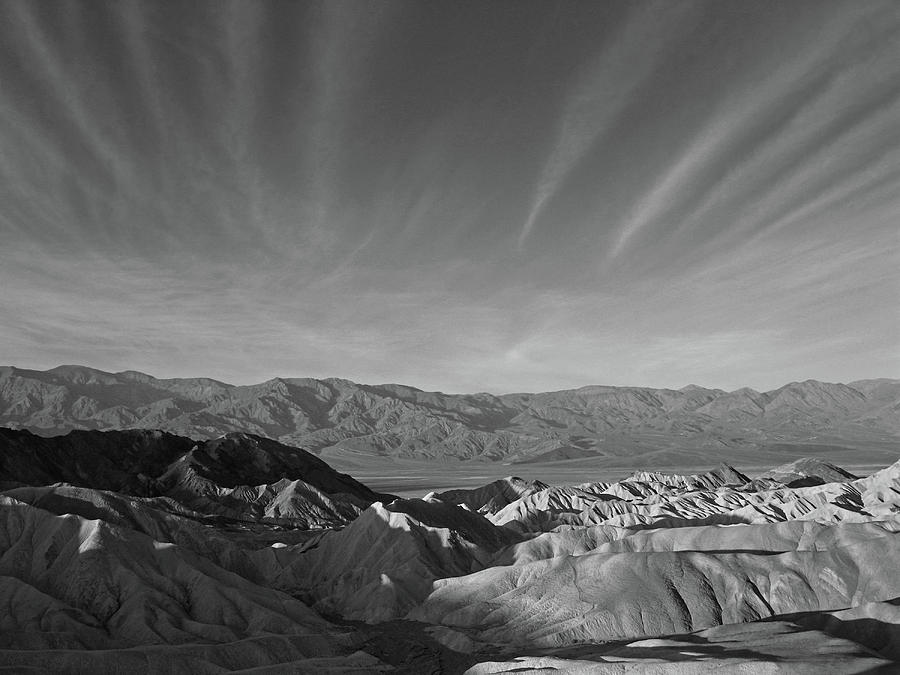 Death Valley BW Photograph by Inge Riis McDonald