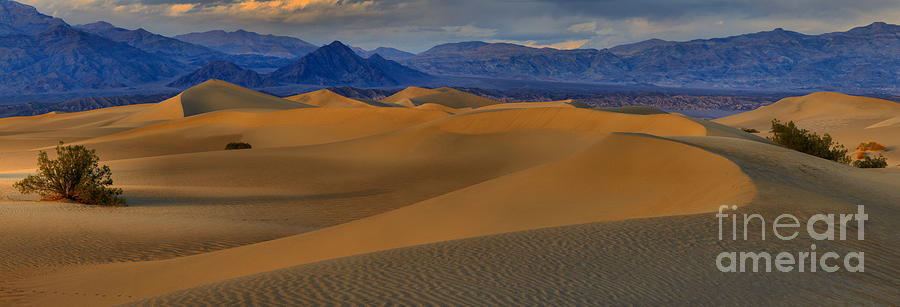Death Valley National Park Photograph - Death Valley Dunes Panorama by Adam Jewell