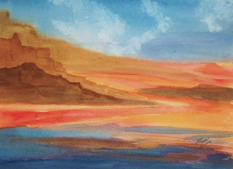 Death Valley Painting by Ellen Levinson