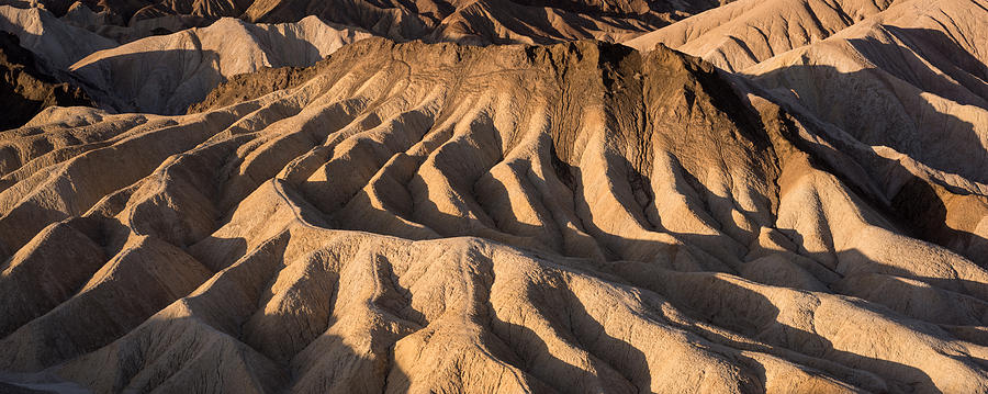Desert Photograph - Death Valley Erosion by Steve Gadomski