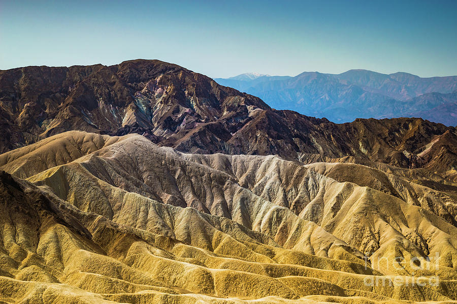 Death Valley Golden Slopes Photograph by Blake Webster