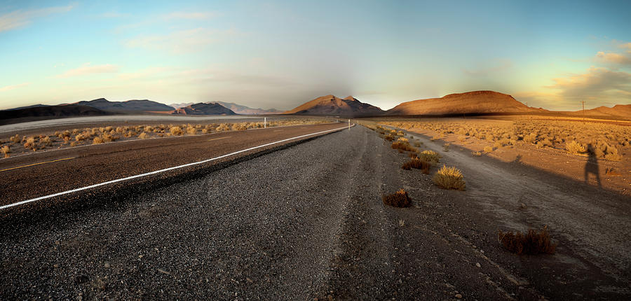 Death Valley Hitch Hiker Photograph by Gary Warnimont