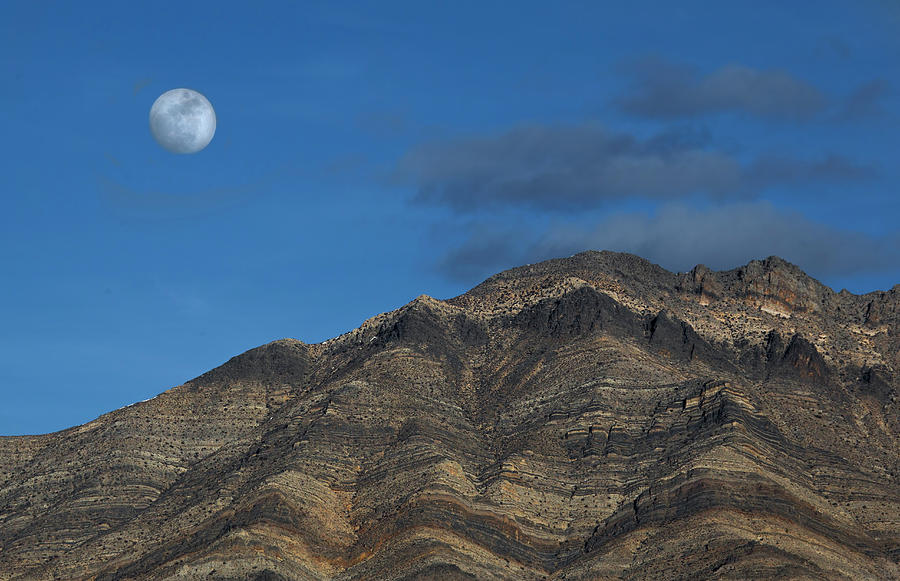 Death Valley Moonrise Photograph by Michael Just