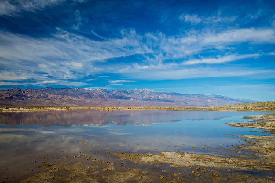 Death valley mountain mirror Photograph by Duncan Selby