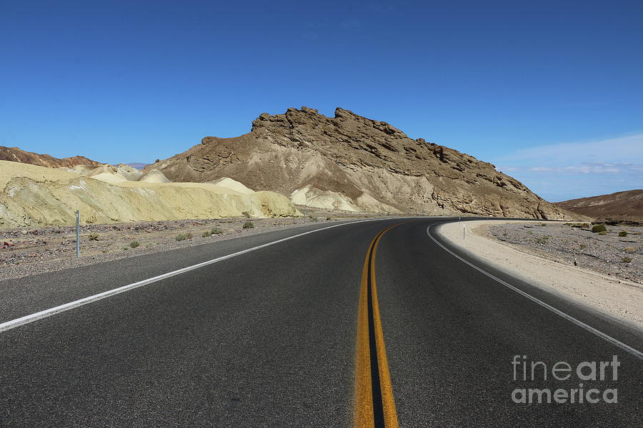 Death Valley Road Through The Badlands Photograph by Christiane Schulze Art And Photography