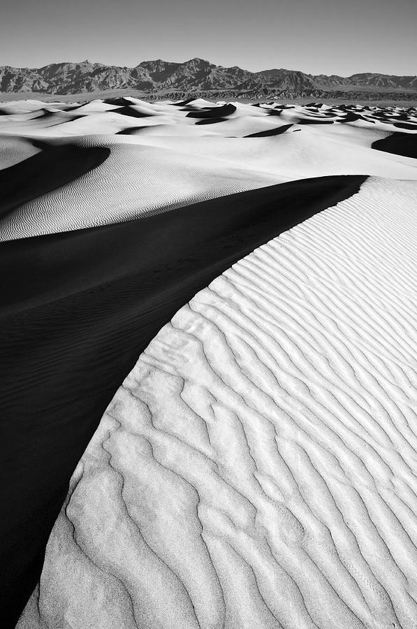 Nature Photograph - Death Valley Sand Dunes by Mike Irwin