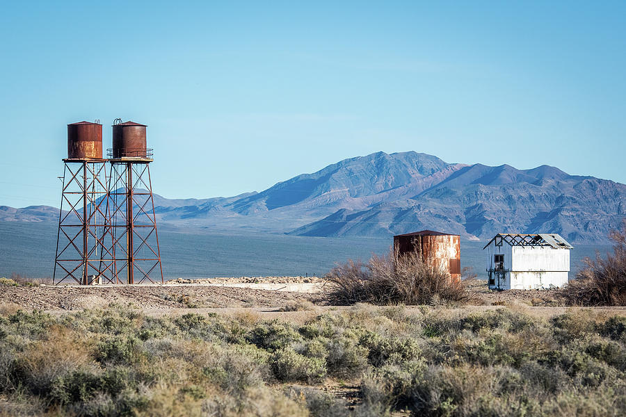 Death Valley Water Towers Photograph by Paul Freidlund