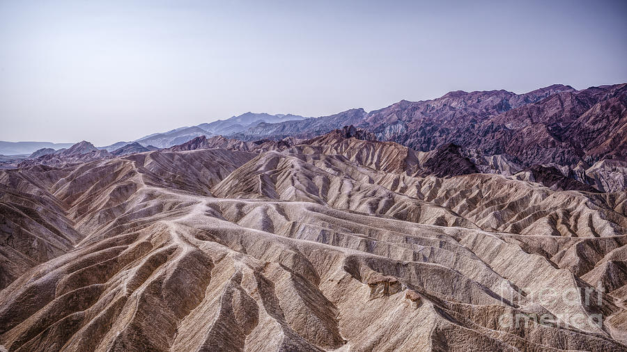 Death Valley - Zabriskie point Photograph by Daniel Heine