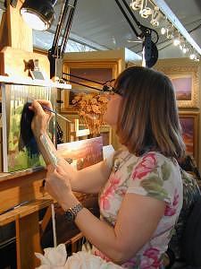 Wildlife Painting - Debbie Edgers Sturges Paints At The Celebration by Debbie Edgers Sturges Wildlife Painting - Debbie Edgers Sturges Paints At The Celebration by Debbie Edgers Sturges