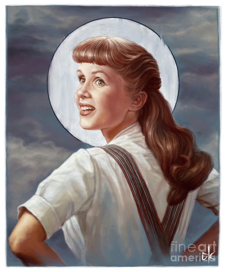Debbie Reynolds Digital Art - Debbie Reynolds by Andre Koekemoer