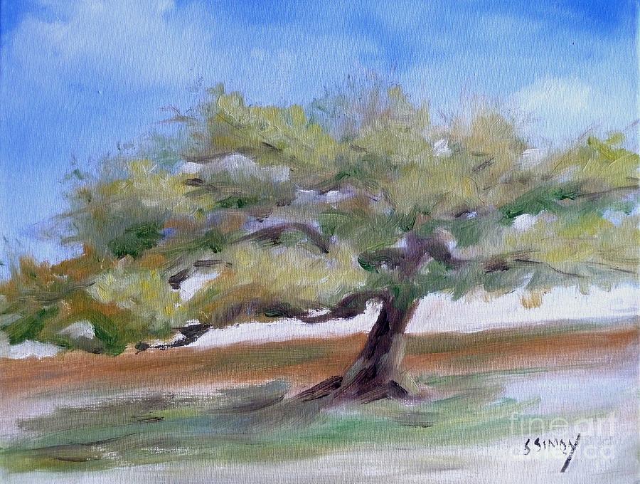 Deborahs Tree Painting by Sally Simon