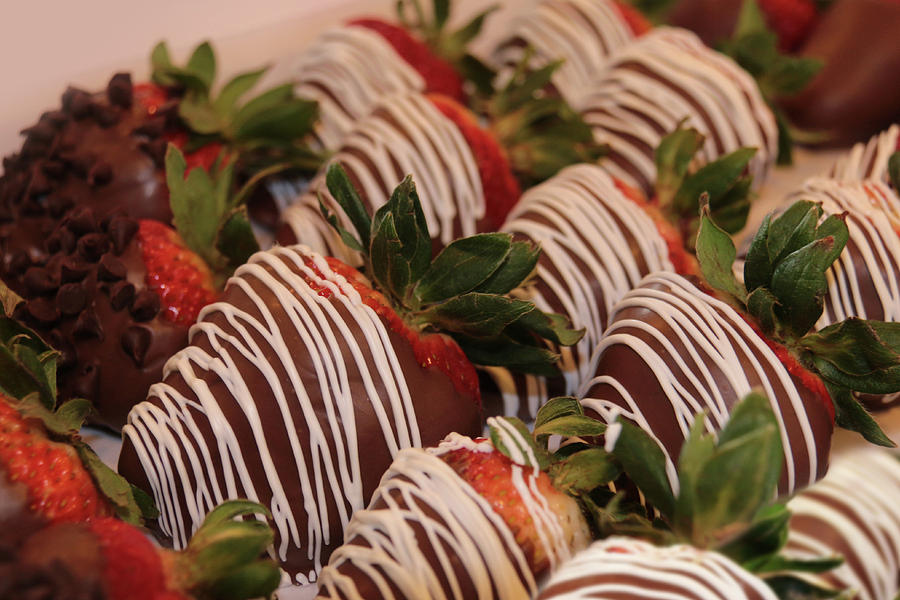 Decadent Strawberries Photograph by Lori Deiter