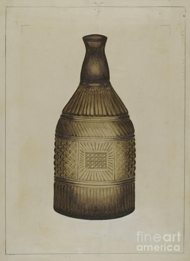 Decanter Drawing by Nicholas Amantea Fine Art America