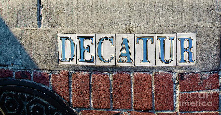 Decatur Street Sign- Nola Photograph by Kathleen K Parker