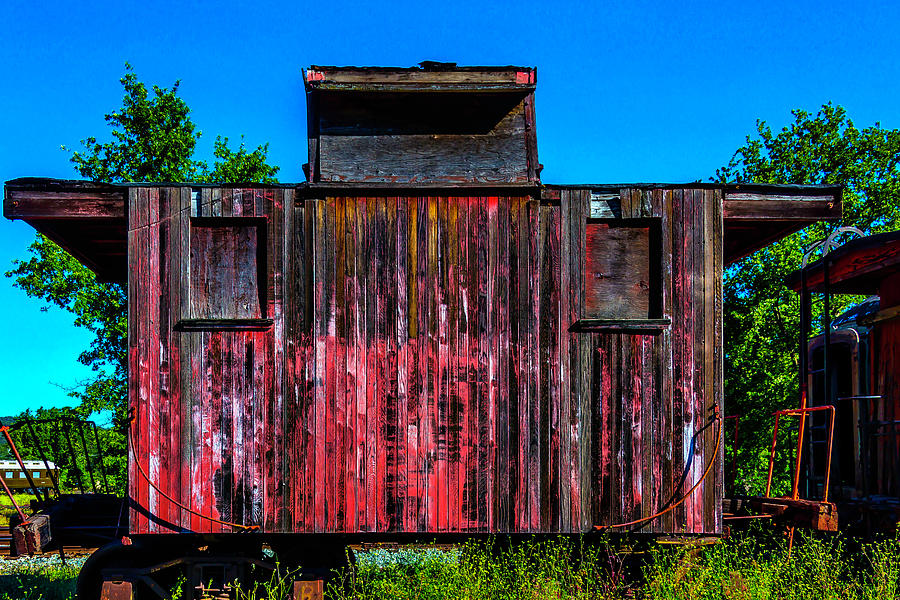 Decaying Caboose Photograph by Garry Gay