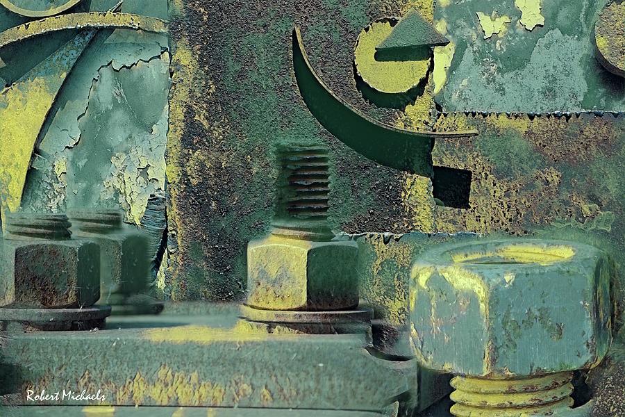 Decaying Green Metal Photograph by Robert Michaels